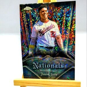 Juan Soto #P-9 Speckled Refractor Topps Chrome 2022 WA Nationals